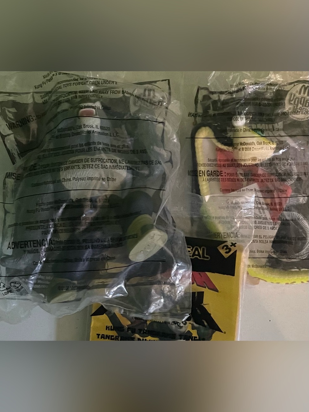 Kung fu panda toy set